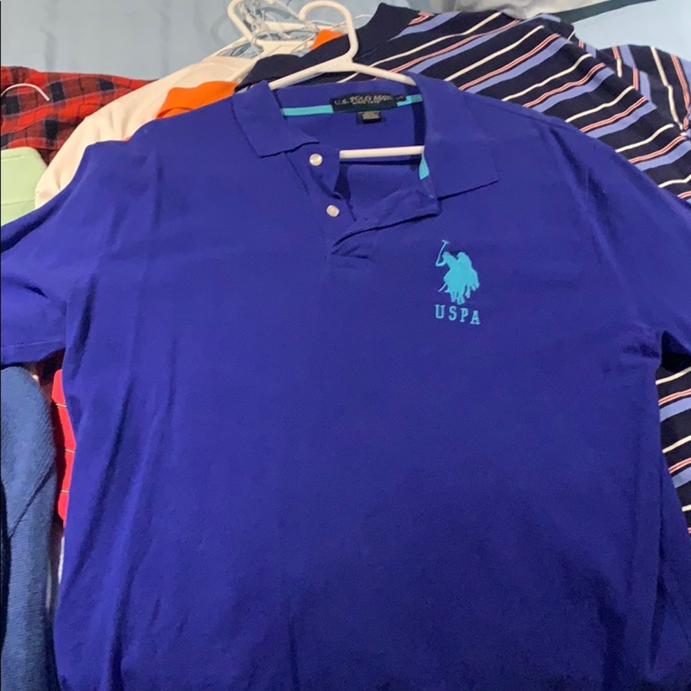 Blue polo